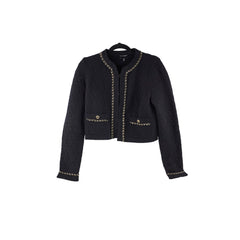 Chanel 23k Cashmere Jacket Black Size 34
