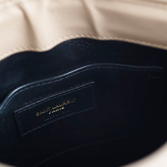 Saint Laurent Clutch With Chain Beige