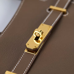 Hermes Mini  Jypsiere Etoupe GHW B Stamp