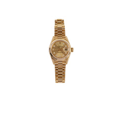 Rolex Datejust Yellow Gold 26mm Watch with Diamond Dial 69178G