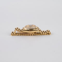 Rolex Datejust Yellow Gold 26mm Watch with Diamond Dial 69178G