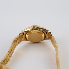 Rolex Datejust Yellow Gold 26mm Watch with Diamond Dial 69178G