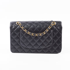 Chanel Caviar Medium/Large Double Classic Flap Black