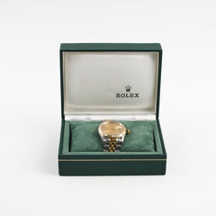 Rolex Datejust 36mm with Diamond Dial Watch Two Toned
