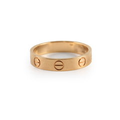Cartier Love Ring Small Model Pink Gold Size 51