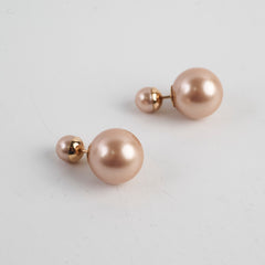 Christian Dior Stud Earrings Pink
