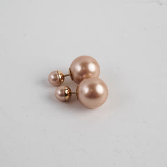 Christian Dior Stud Earrings Pink
