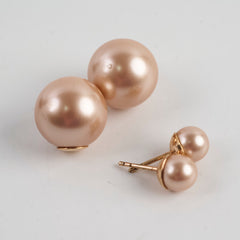 Christian Dior Stud Earrings Pink