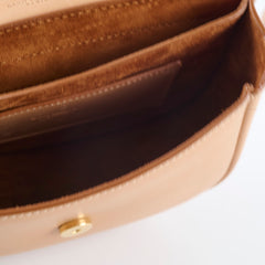 Saint Laurent Kaia Crossbody Beige Tan