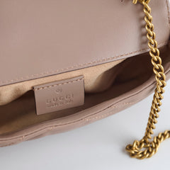 Gucci GG Supermini Marmont Dusty Pink Beige
