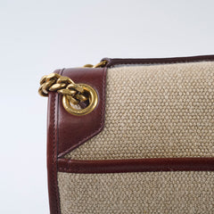 Saint Laurent Niky Raffia Medium Natural