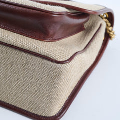 Saint Laurent Niky Raffia Medium Natural
