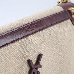 Saint Laurent Niky Raffia Medium Natural