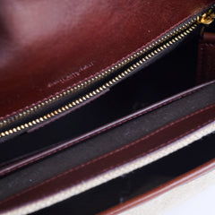 Saint Laurent Niky Raffia Medium Natural