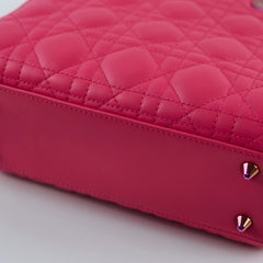 Christian Dior Small Lady Dior Fuschia