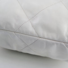 Chanel 22 Small White Calfskin Microchip