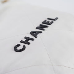 Chanel 22 Small White Calfskin Microchip