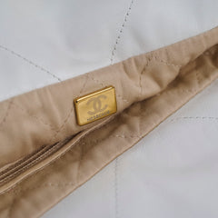 Chanel 22 Small White Calfskin Microchip