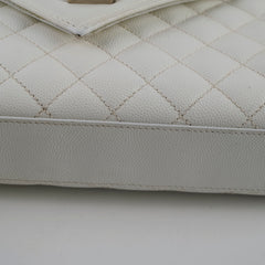 Saint Laurent Envelope Crossbody Medium White
