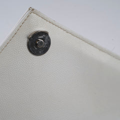 Saint Laurent Envelope Crossbody Medium White
