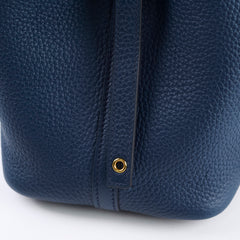 Hermes Picotin 18 Bleu Navy GHW B Stamp