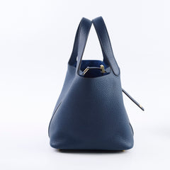 Hermes Picotin 18 Bleu Navy GHW B Stamp