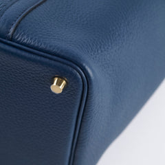 Hermes Picotin 18 Bleu Navy GHW B Stamp