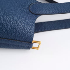 Hermes Picotin 18 Bleu Navy GHW B Stamp