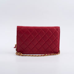 Chanel Wallet on Chain 19 WOC Red