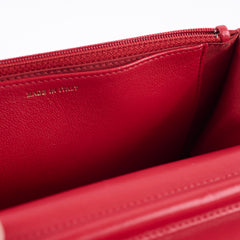 Chanel Wallet on Chain 19 WOC Red