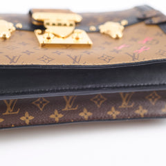 Louis Vuitton Reverse Trunk Monogram Crossbody Bag Microchip