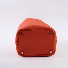 Hermes Picotin 18 Feu Clemence Leather T Stamp