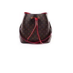 Louis Vuitton Neo Noe Bucket Monogram, Red