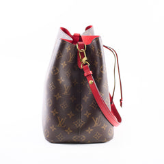 Louis Vuitton Neo Noe Bucket Monogram, Red