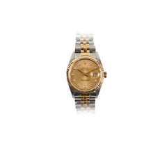 Rolex 36mm Datejust Twotone with Diamond Dial Watch