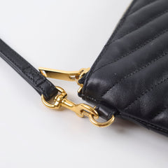 Saint Laurent Wristlet Pouch Black