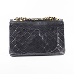 Chanel Vintage Maxi Single Flap Black