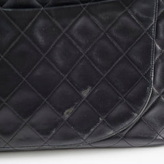 Chanel Vintage Maxi Single Flap Black