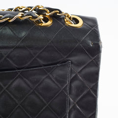 Chanel Vintage Maxi Single Flap Black