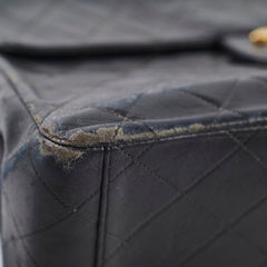 Chanel Vintage Maxi Single Flap Black