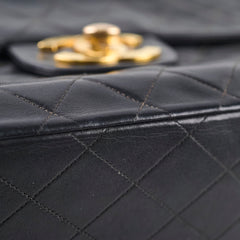 Chanel Vintage Maxi Single Flap Black