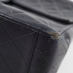 Chanel Vintage Maxi Single Flap Black
