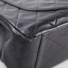 Chanel Vintage Maxi Single Flap Black