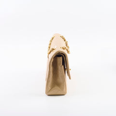 Chanel Medium/Large Double Classic Flap Beige