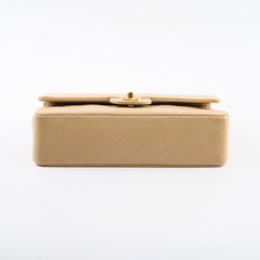 Chanel Medium/Large Double Classic Flap Beige