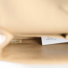 Chanel Medium/Large Double Classic Flap Beige