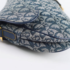Christian Dior Saddle Medium Oblique Navy