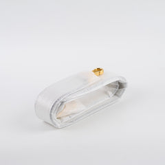 Fendi Medium Baguette White GHW