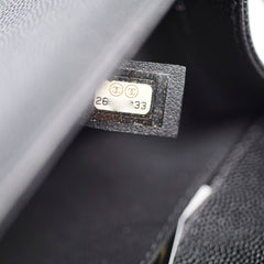 Chanel Old Medium Boy Bag Black Caviar RHW 26series