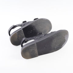Chanel Dad Sandals Black Size 38